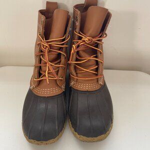 Women's LL Bean Boots, 8" Size 9